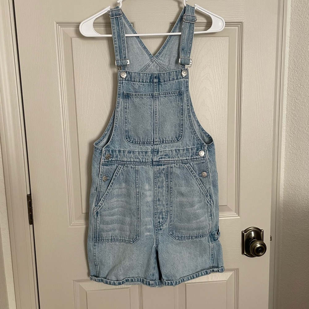 Madewell Denim Oversized Carpenter Shortalls